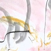 ohne titel, 2024, mischtechnik auf papier, 83,8x59,4 cm, copyright vg bildkunst + axel hptner